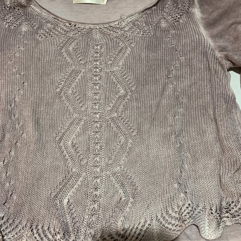 Women's Simply Couture Top with scarf Size SMALL